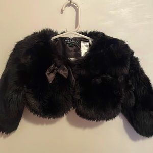 Wendy Bellisimo baby/toddler faux fur jacket size 18mo